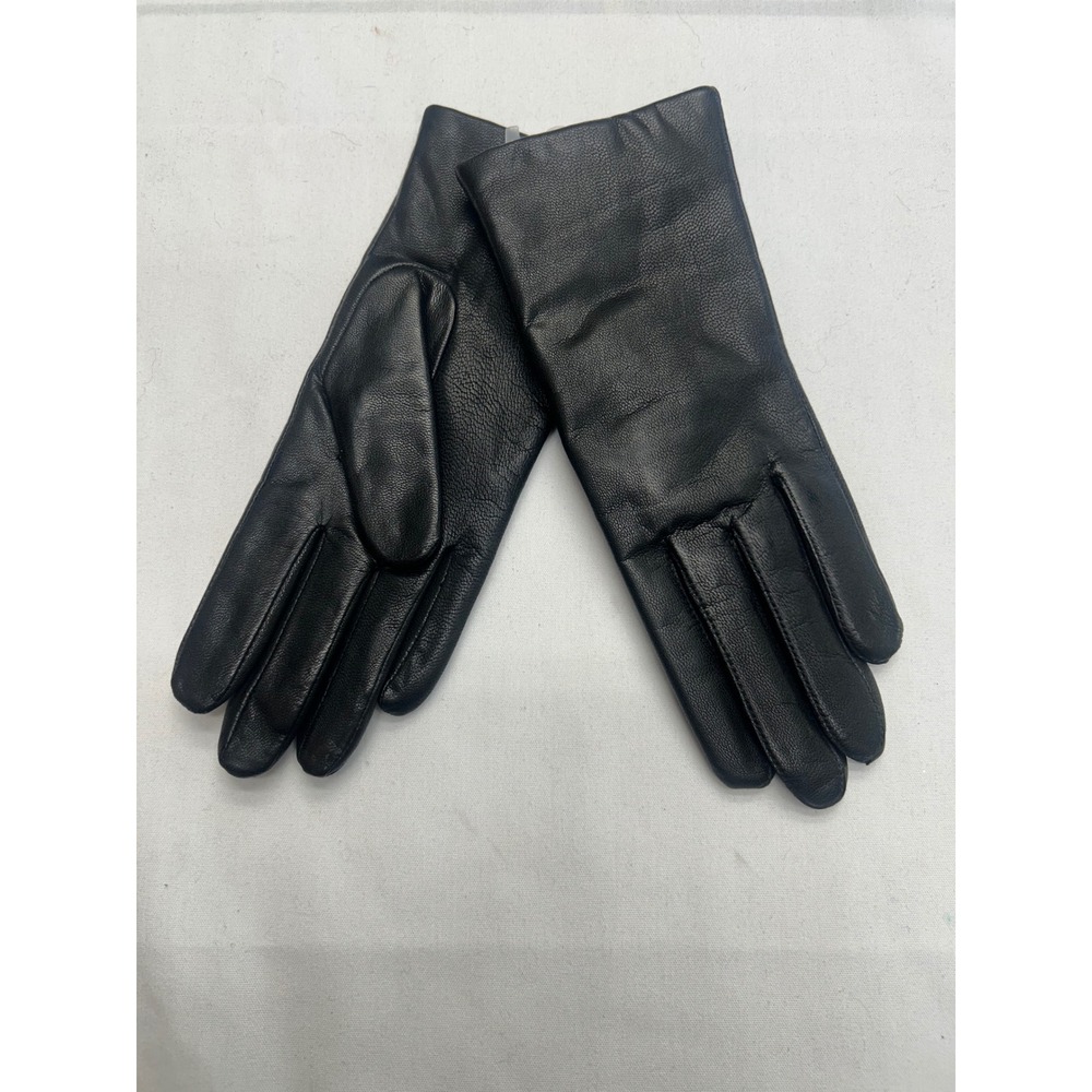 Accessories Leather Gloves Womens Medium Black Good Thinsulate Insulated 40g